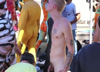 Naked people in public